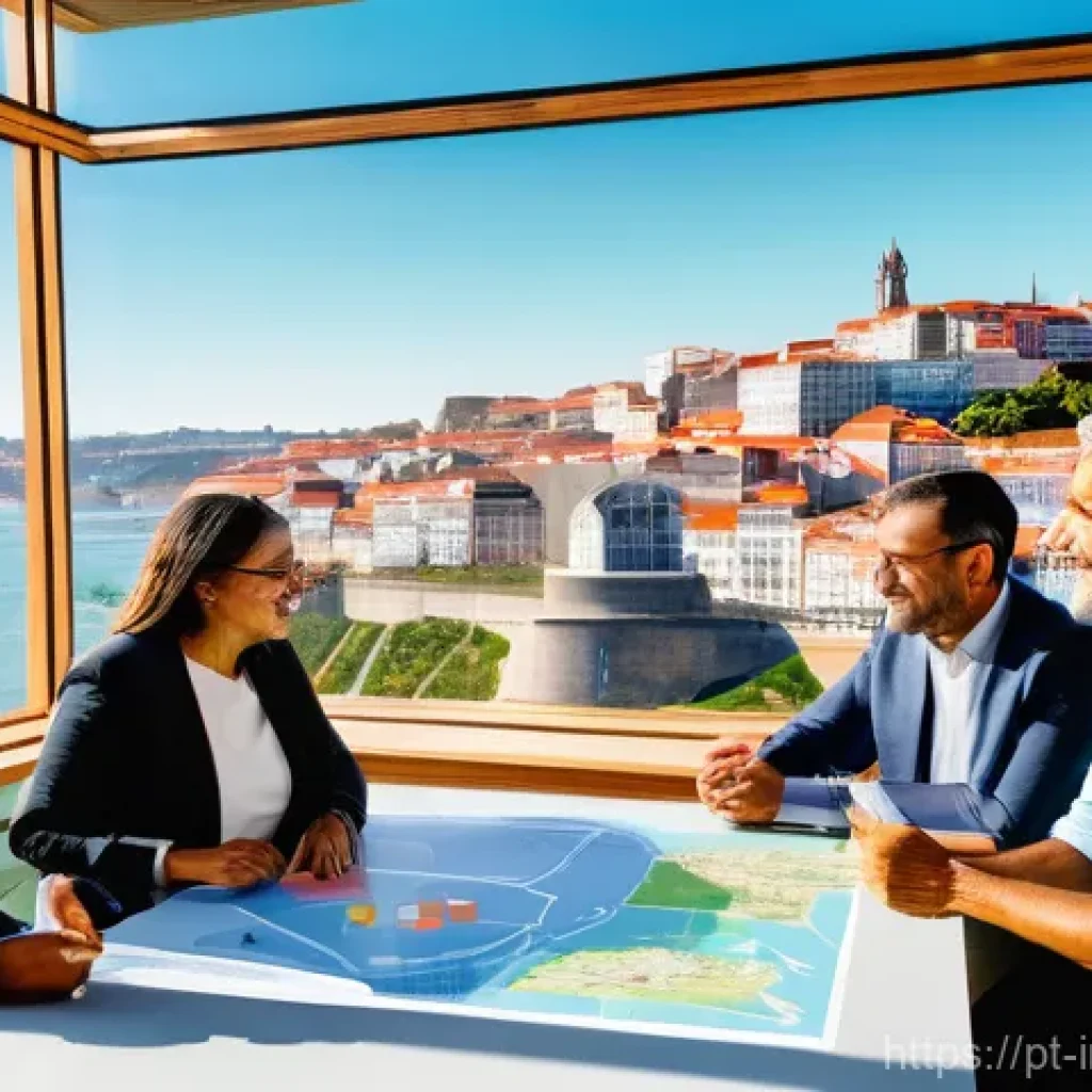 임팩트 투자 관련 법적 제도 - **Prompt 1: Portugal's Social Innovation Ecosystem**
A vibrant and modern panoramic scene depict...